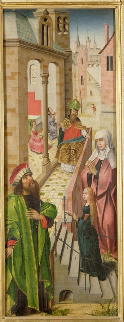 The Presentation of the Virgin (detail) by Flemish School